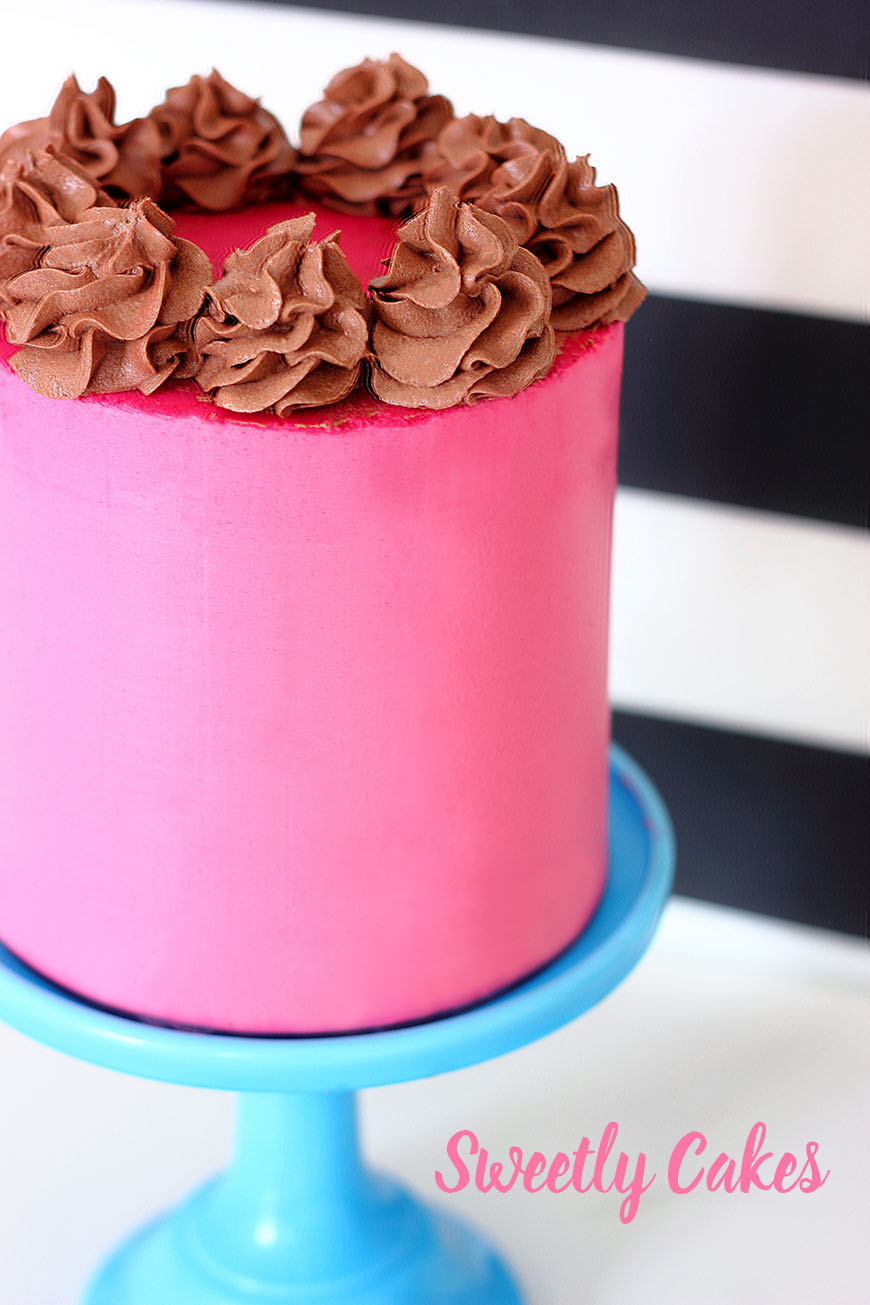 layer cake chocolat et framboise