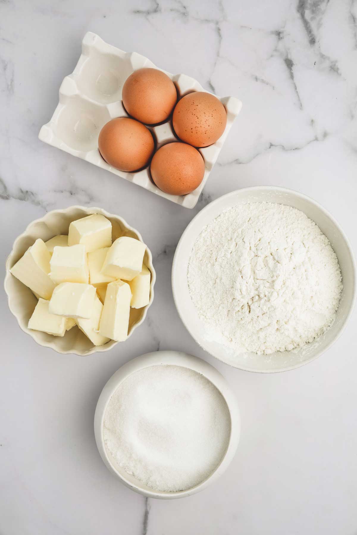 bols avec ingredients
