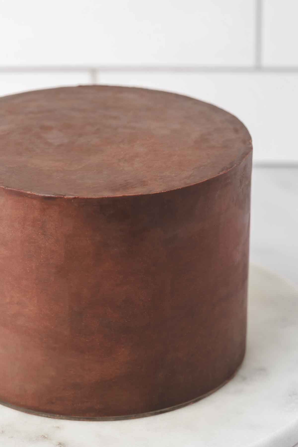 finished chocolate cake