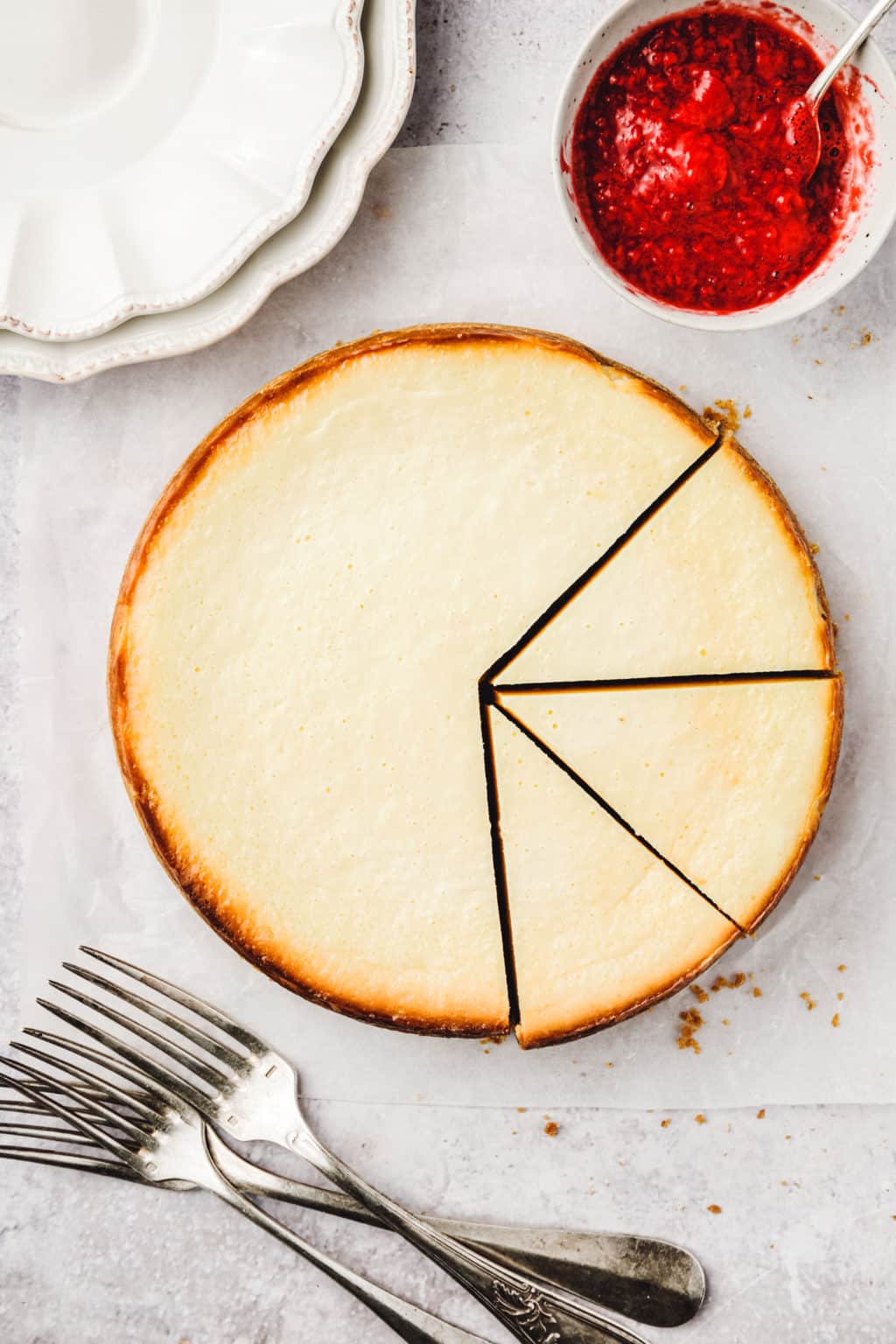 Classic Philadelphia New York Cheesecake - Foolfproof Recipe