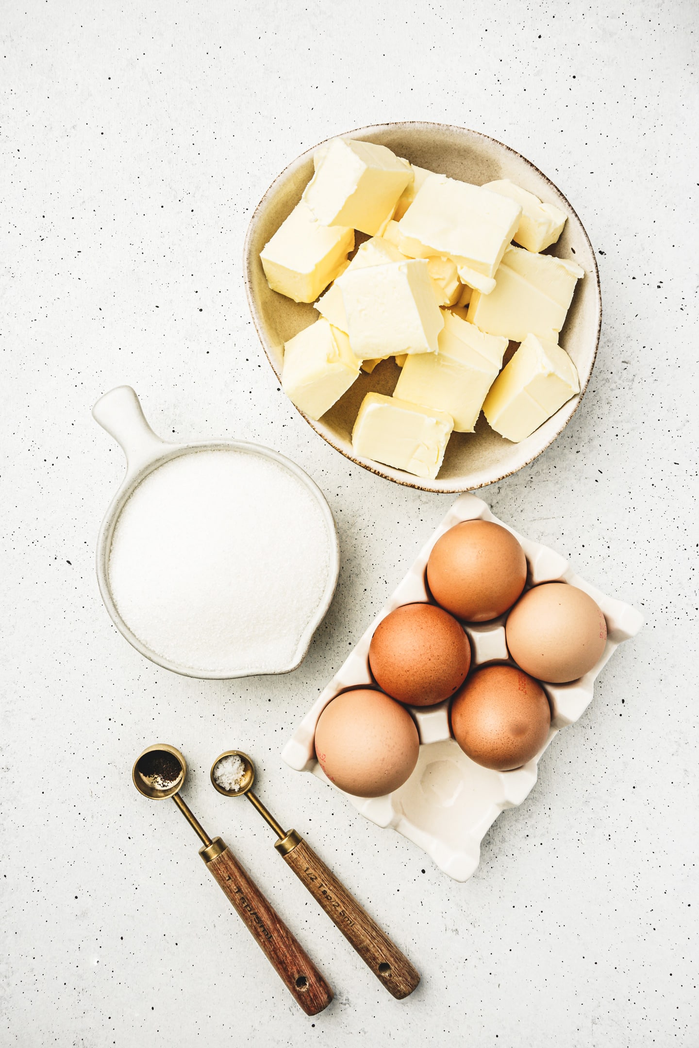 Bowl with ingredients