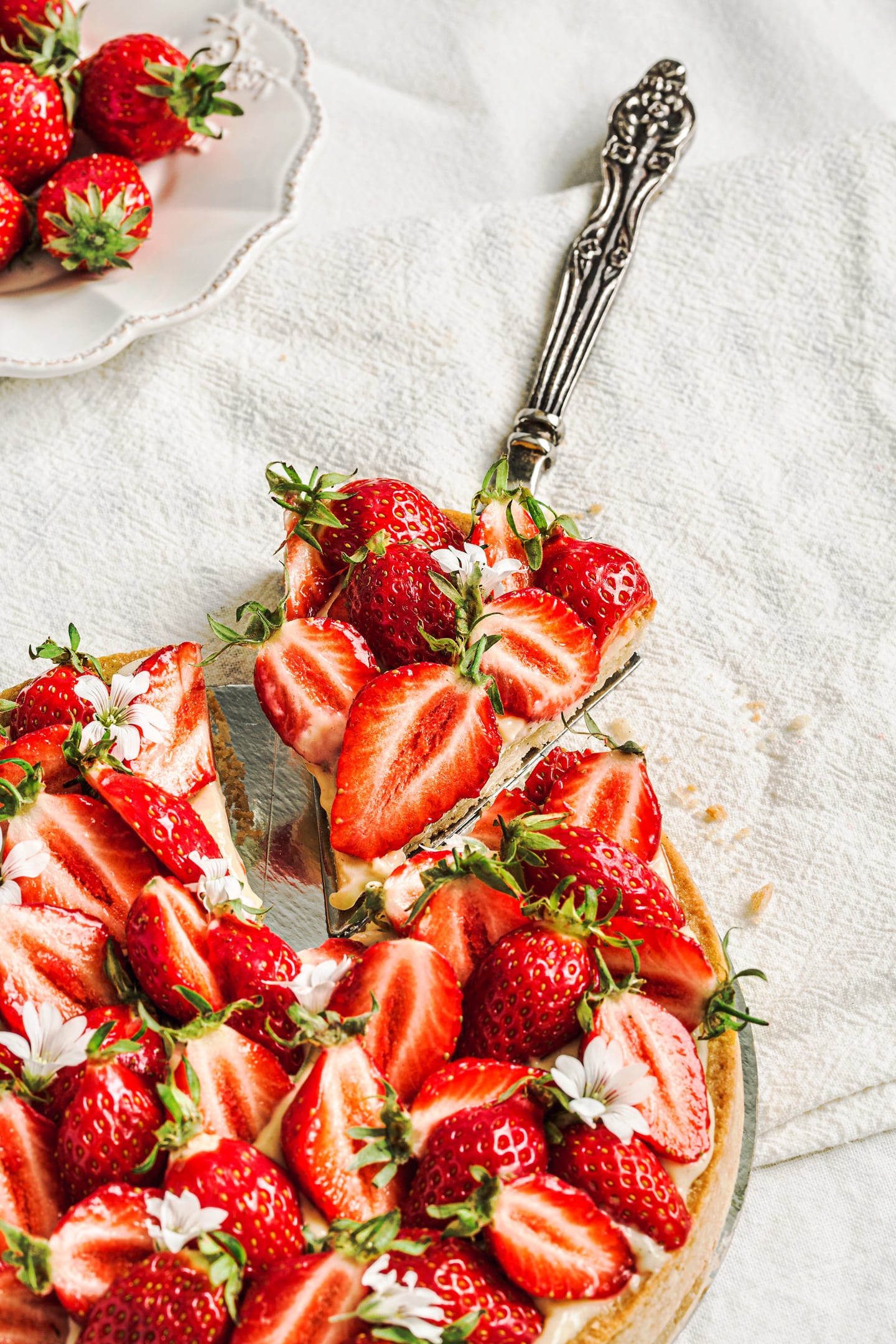 Tarte aux fraises classique