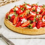Tarte aux fraises facile et rapide