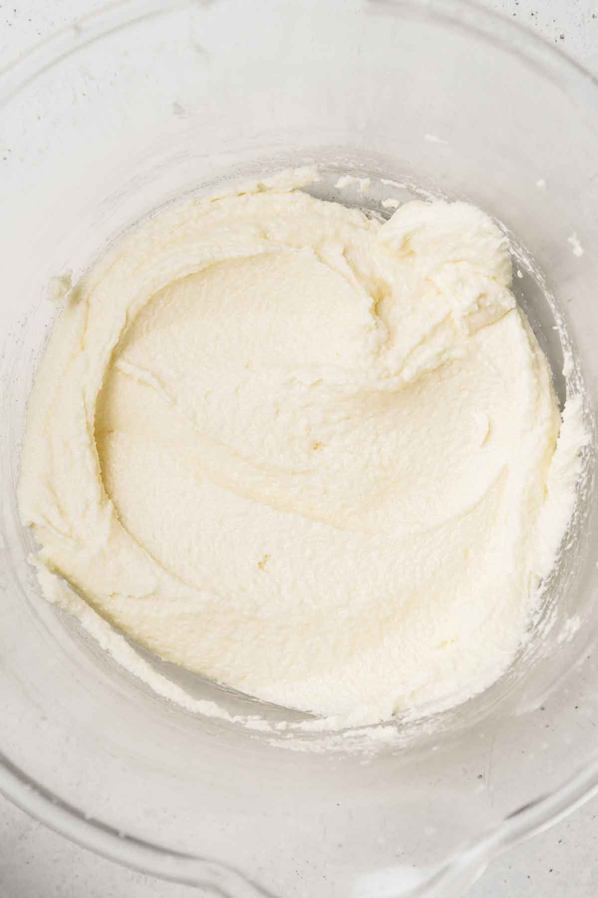large bowl with whipped butter