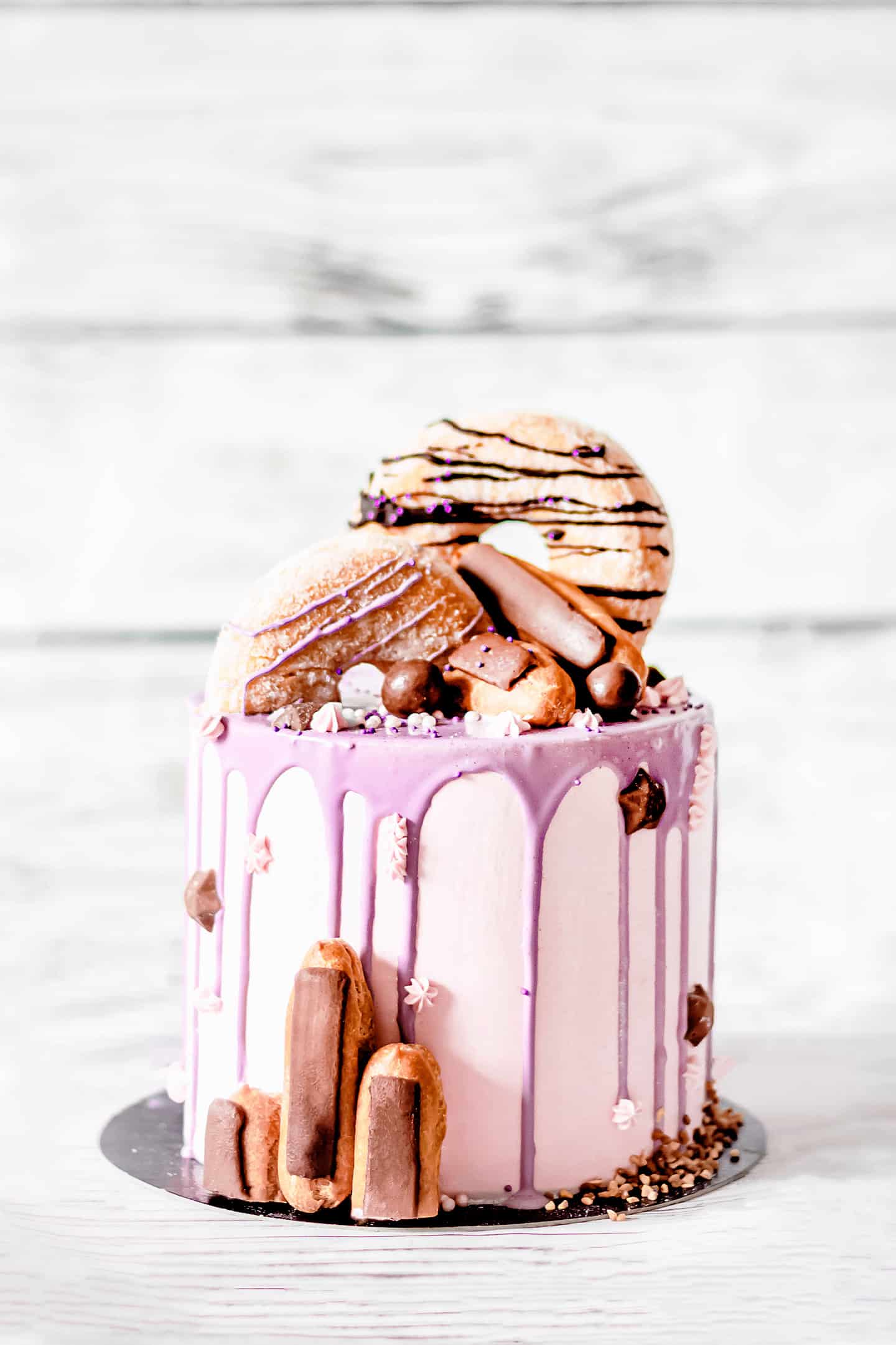 Drip cake chocolat praliné