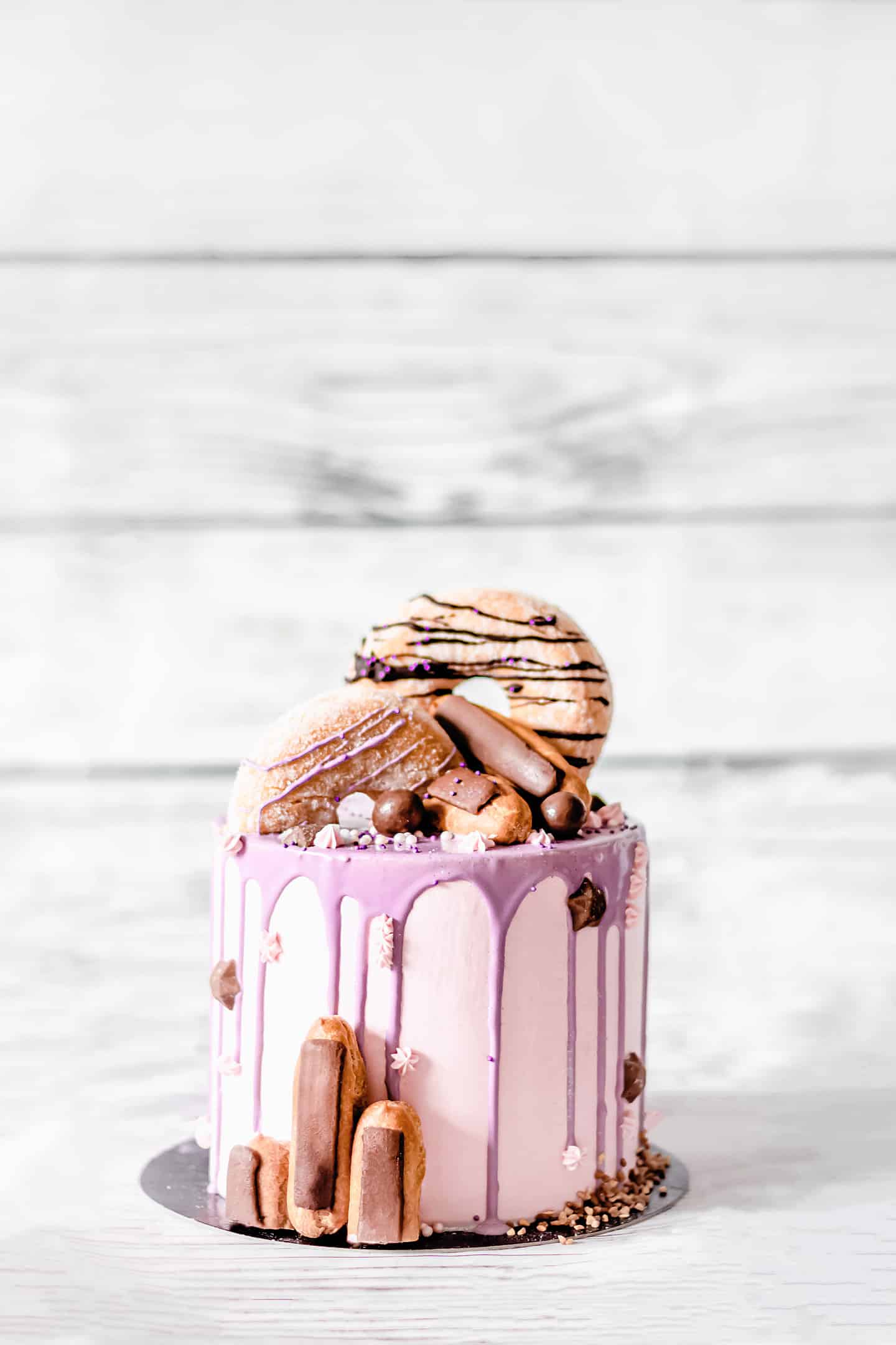 Drip cake chocolat praliné