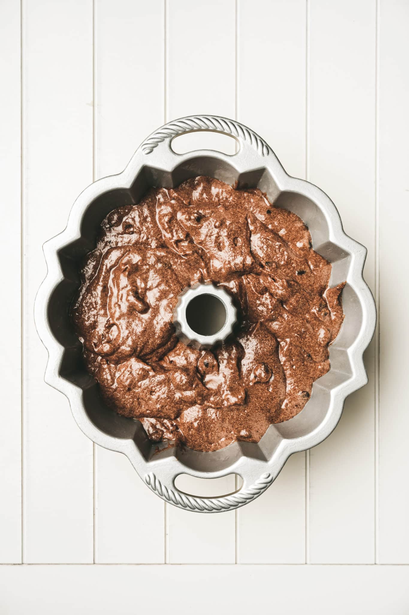 Chocolate chip bundt cake recipe with chocolate glaze