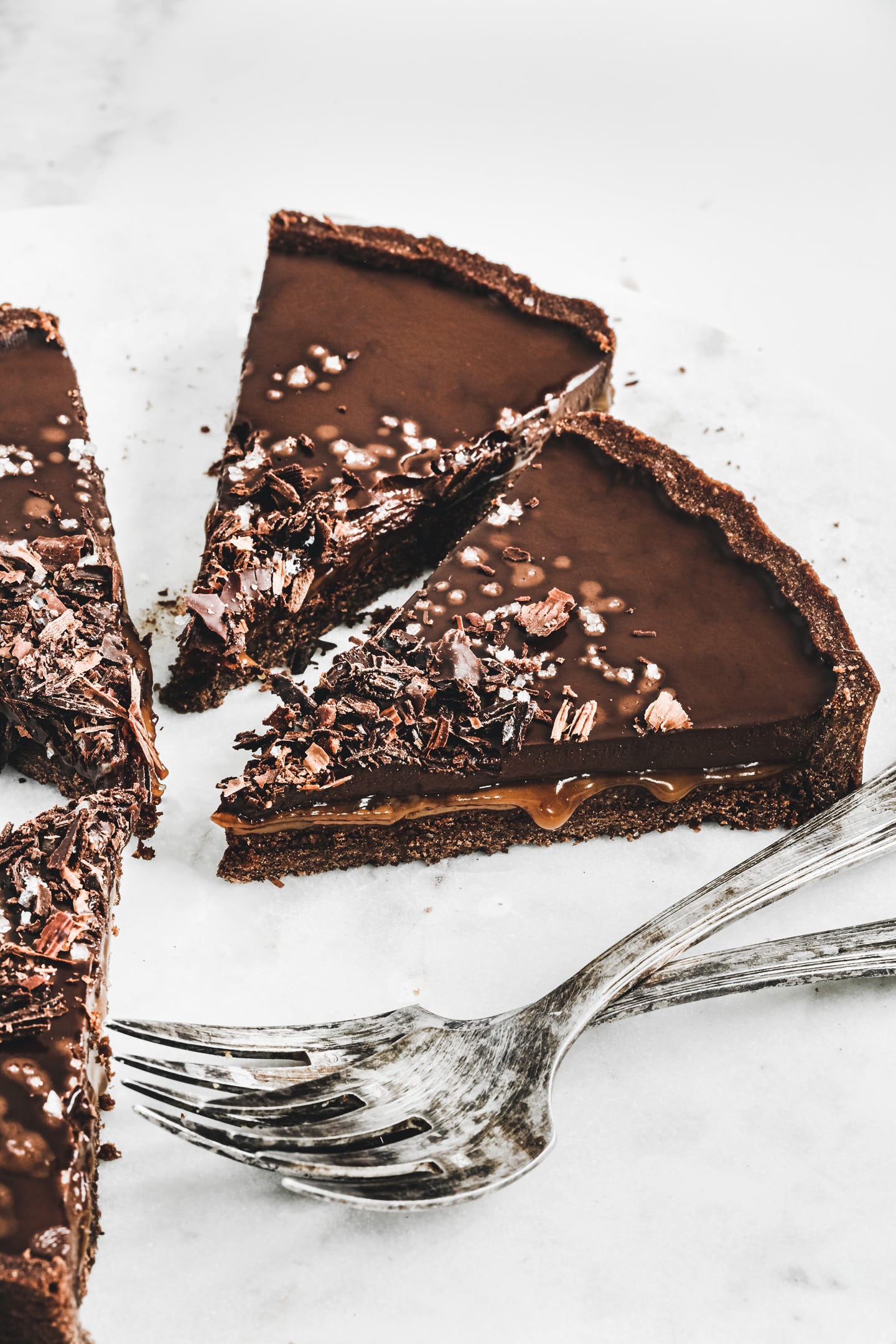 Best salted caramel chocolate tart recipe