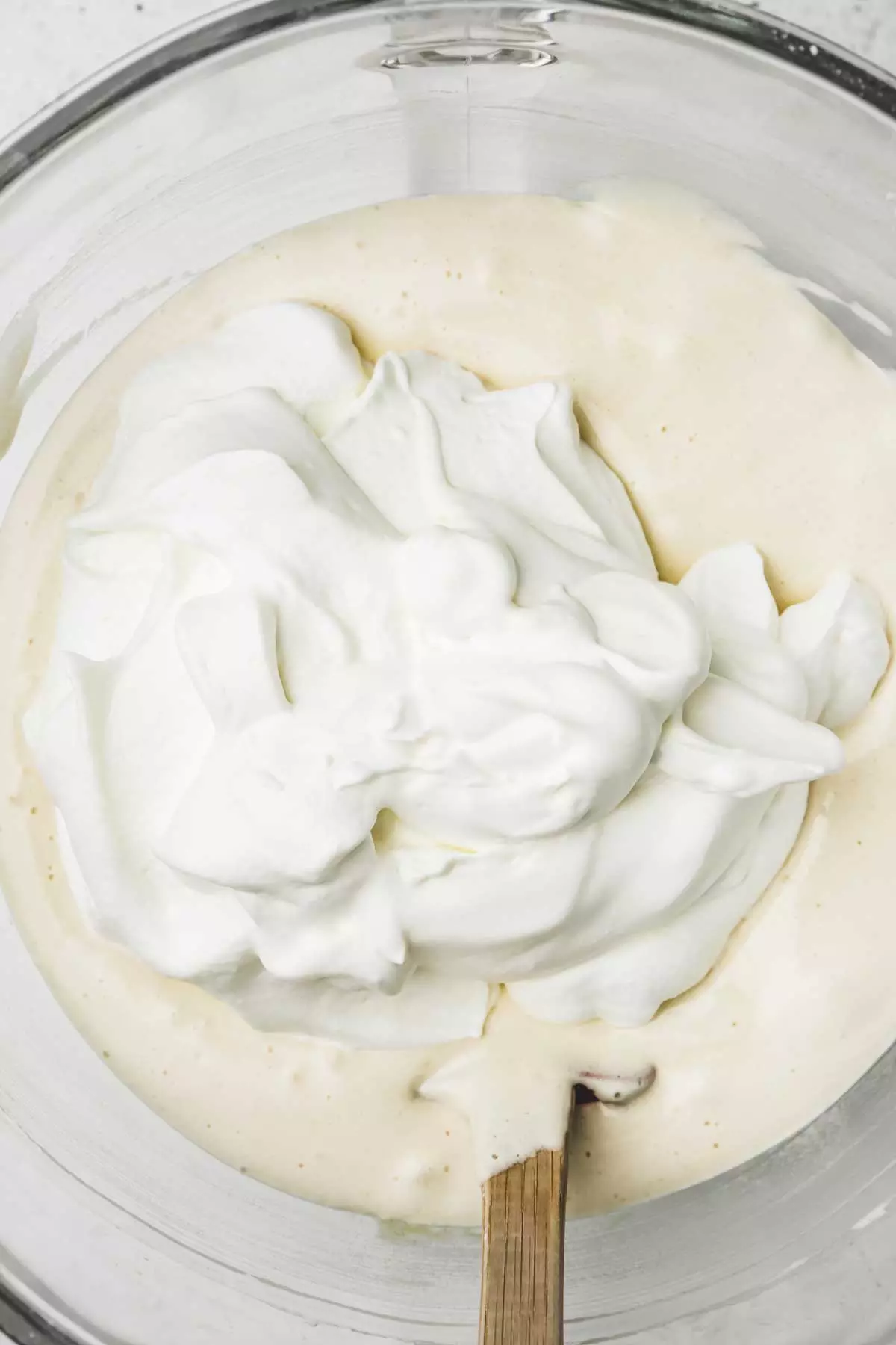 mixing bowl with cake batter