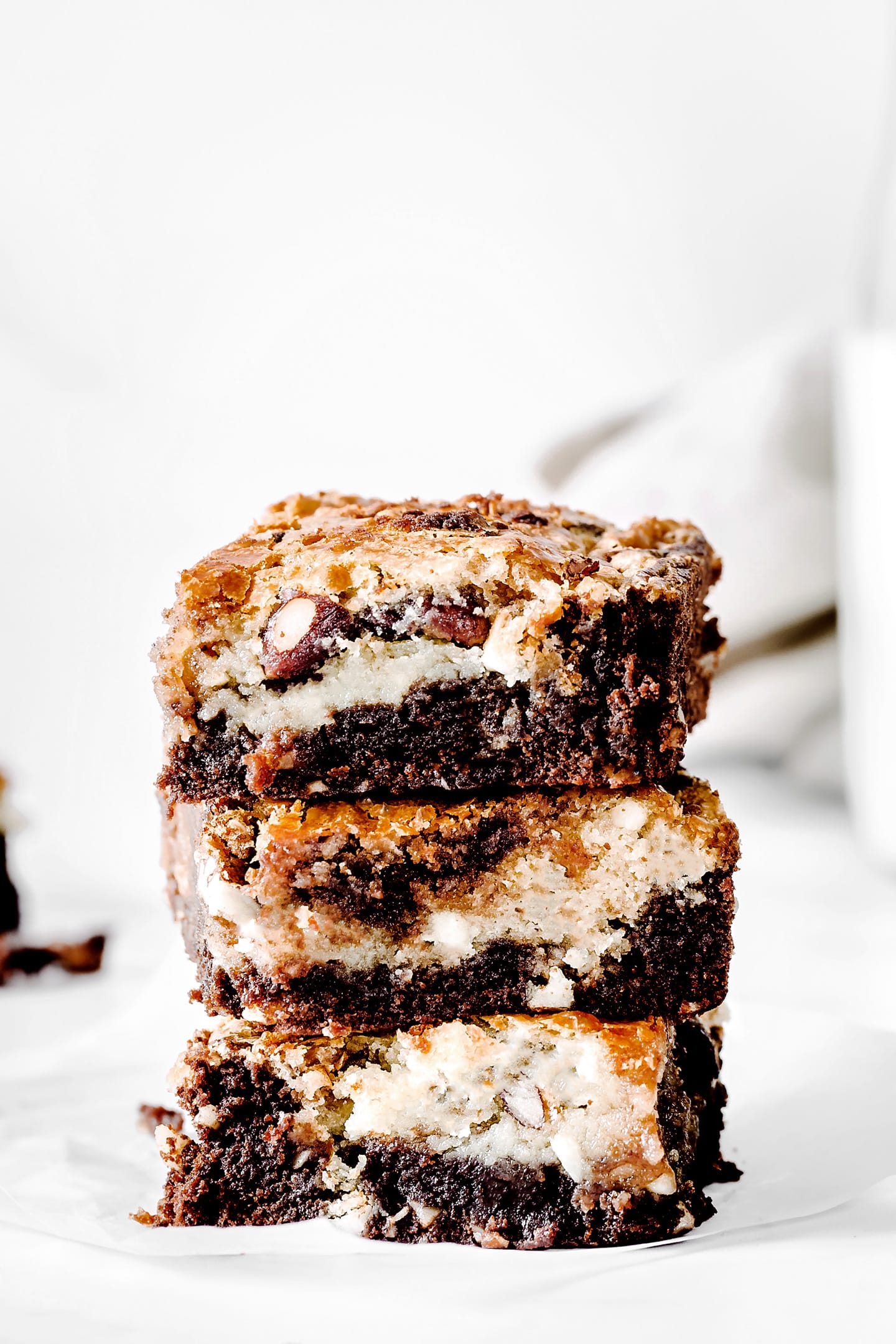 Brownies marbré au chocolat noir et blanc