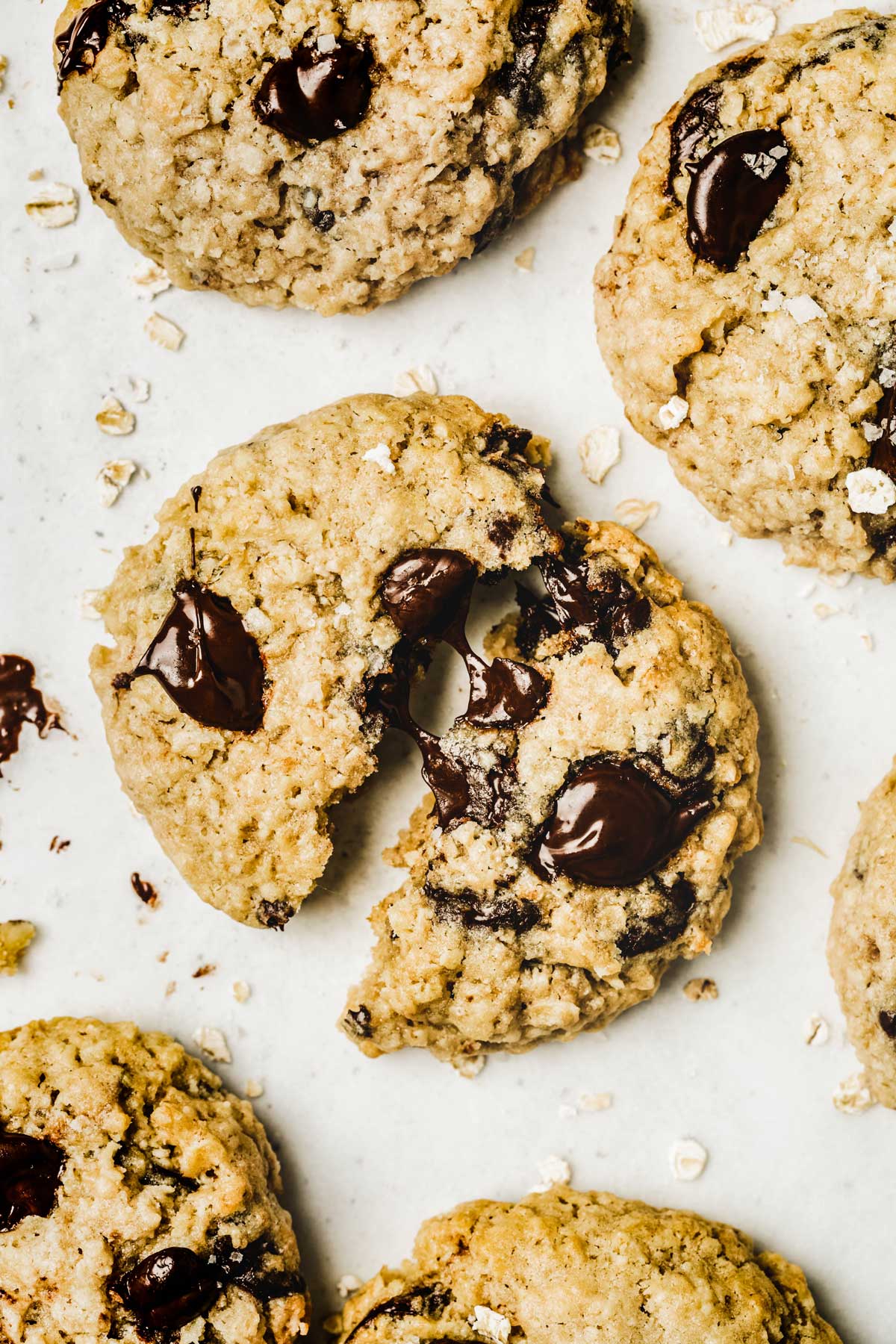 Cookies on a work surface