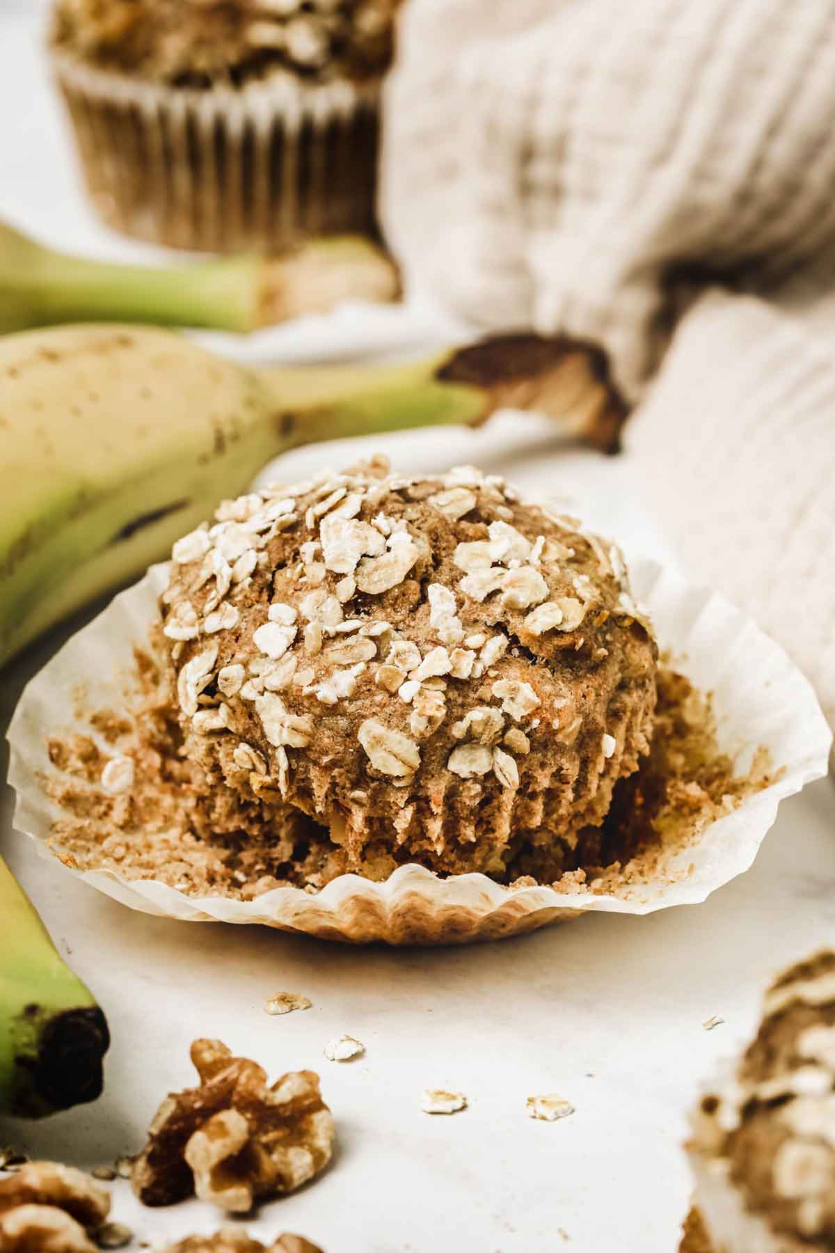 Muffins sur une table