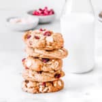 Recette des cookies au chocolat blanc et cranberries