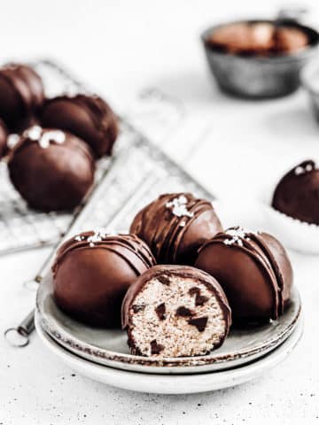 Chocolate chip cookes dough balls recipe