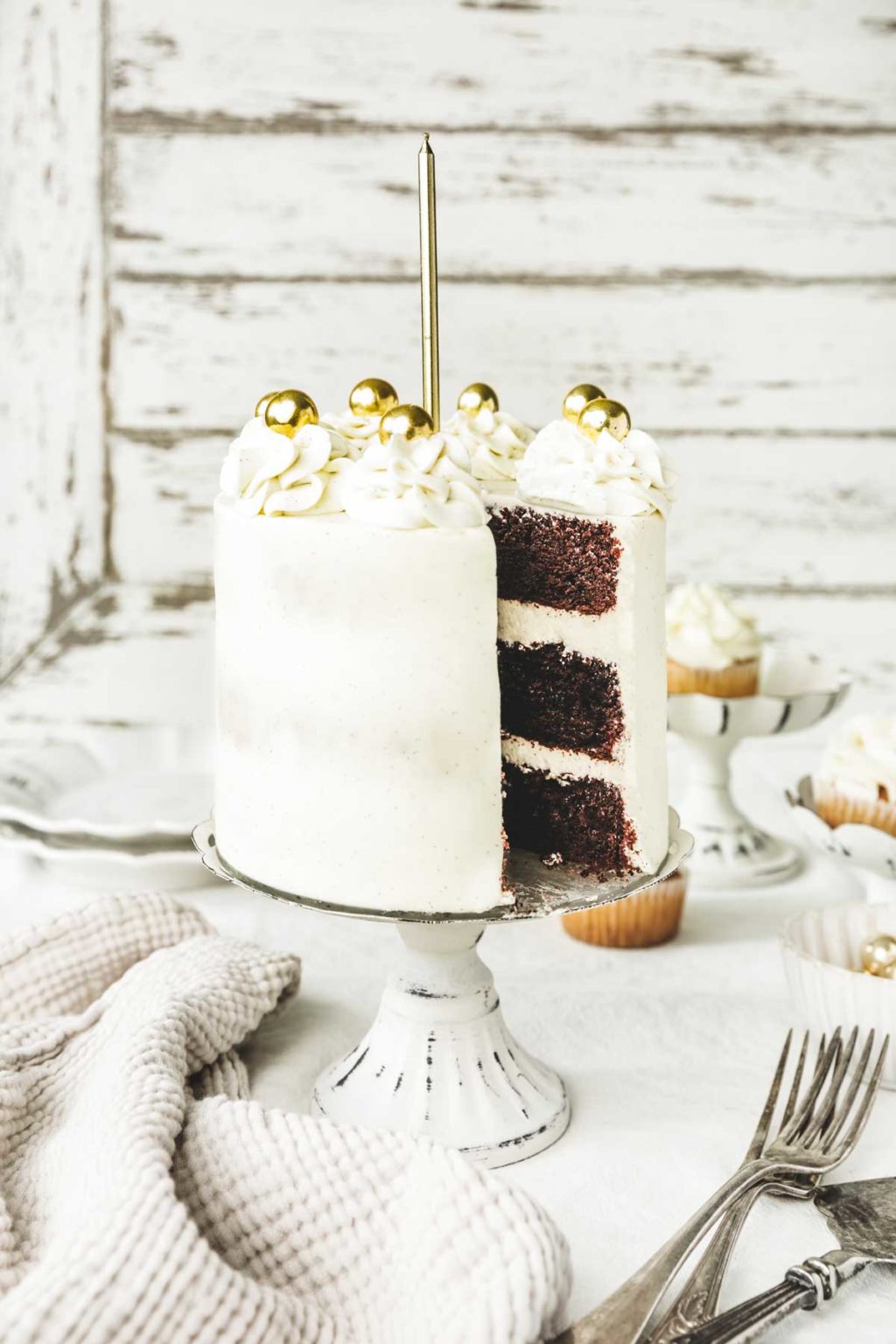 Layer Cake Blanc Dore