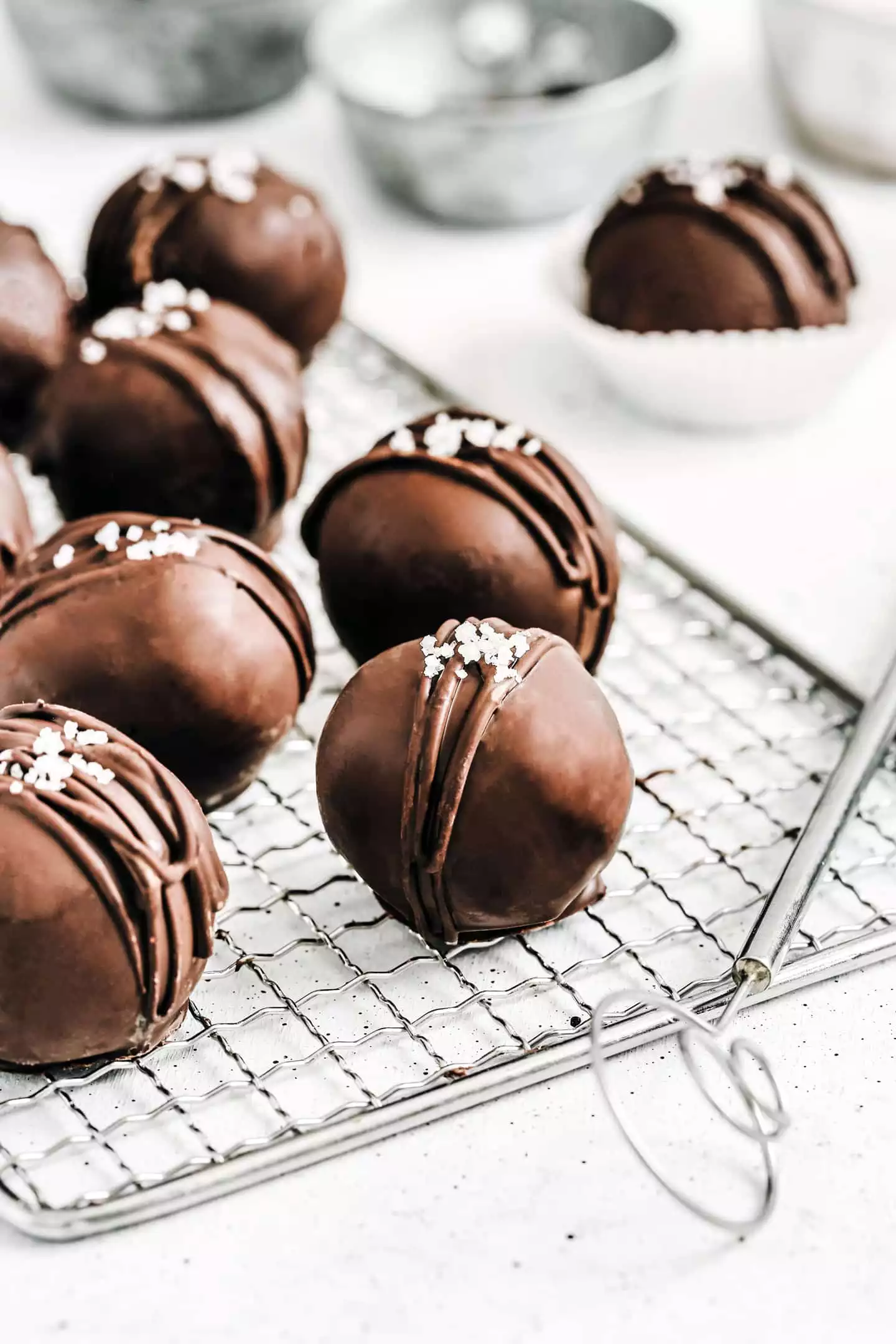 Truffes flocons d'avoine et pépites de chocolat