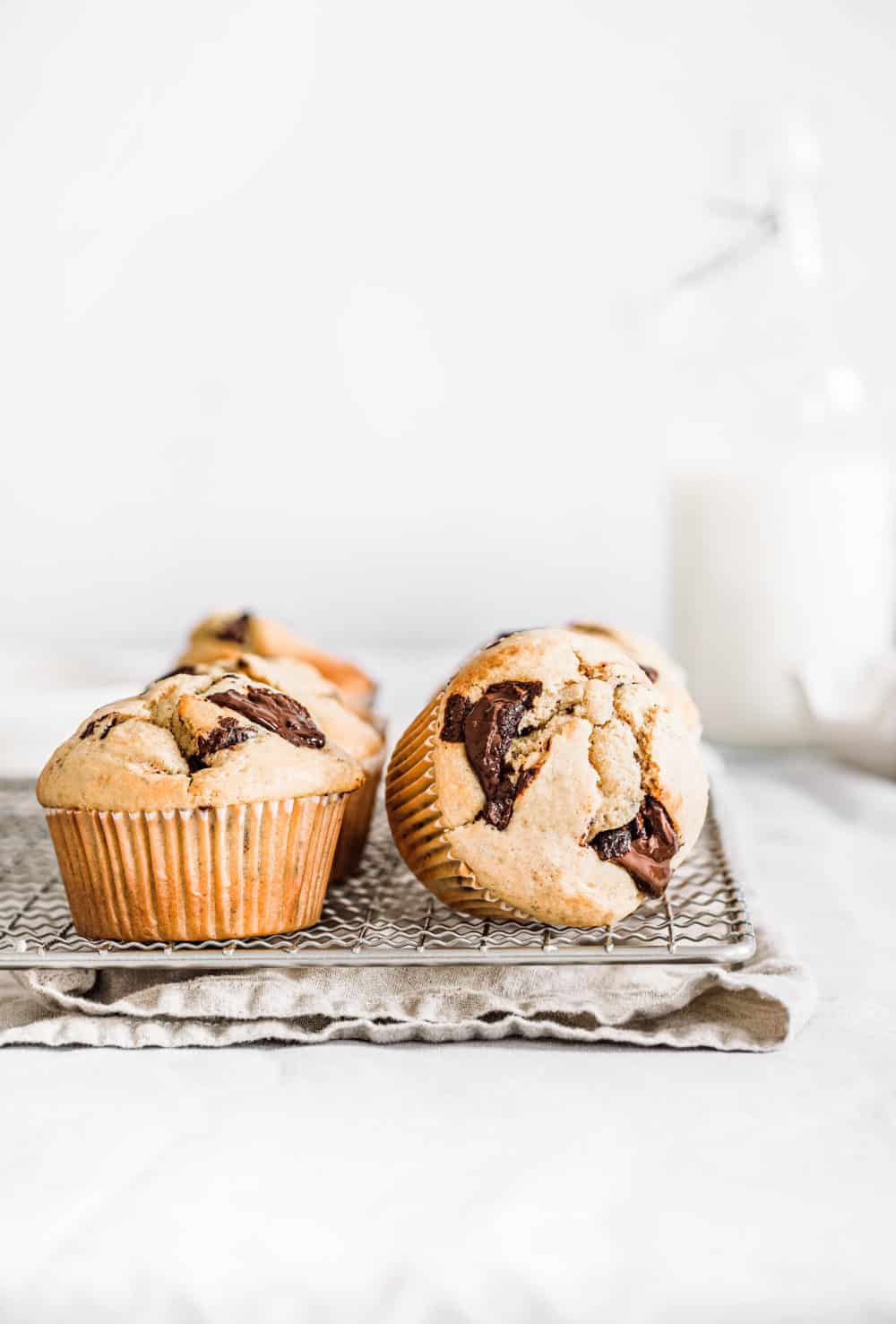 Chewy chocolate chip muffins recipe