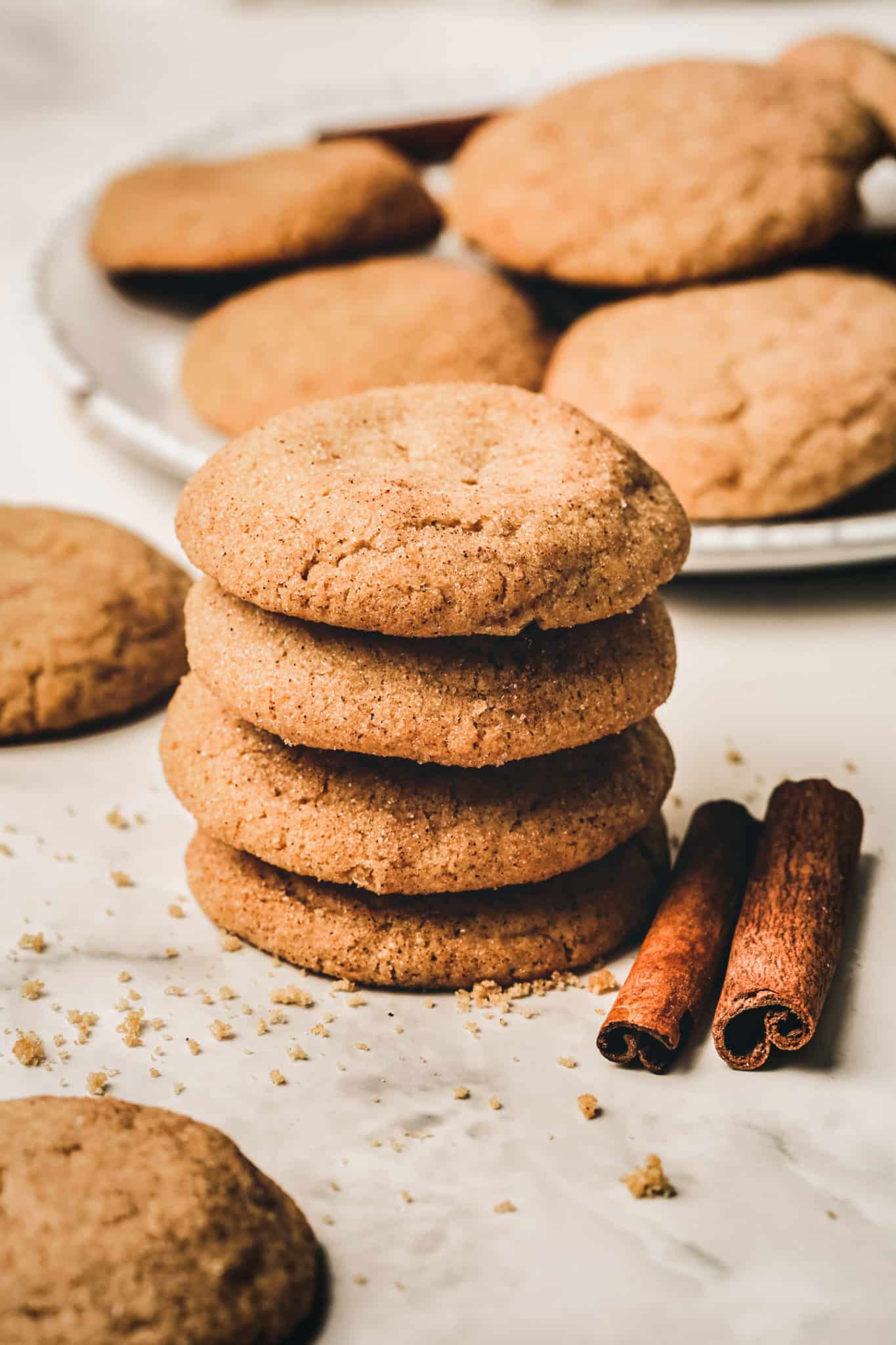 Snickerdoodle in a table