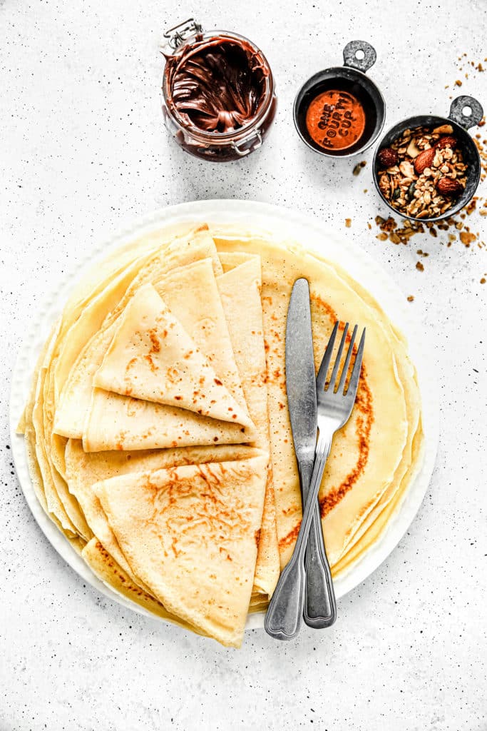 Pâte à crêpes classique facile et sans repos