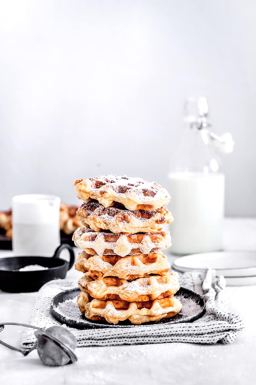 baked liege waffles