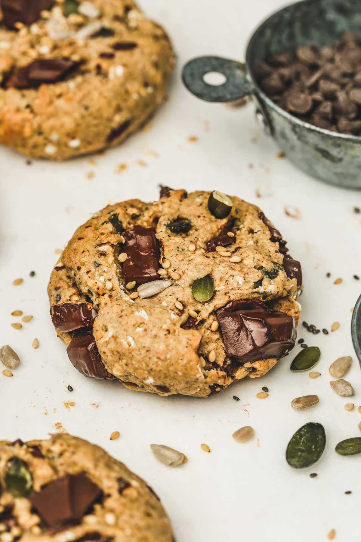 oatmeal cookies on a table