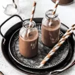 Chocolate almond millk