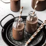 Lait d'amandes au chocolat