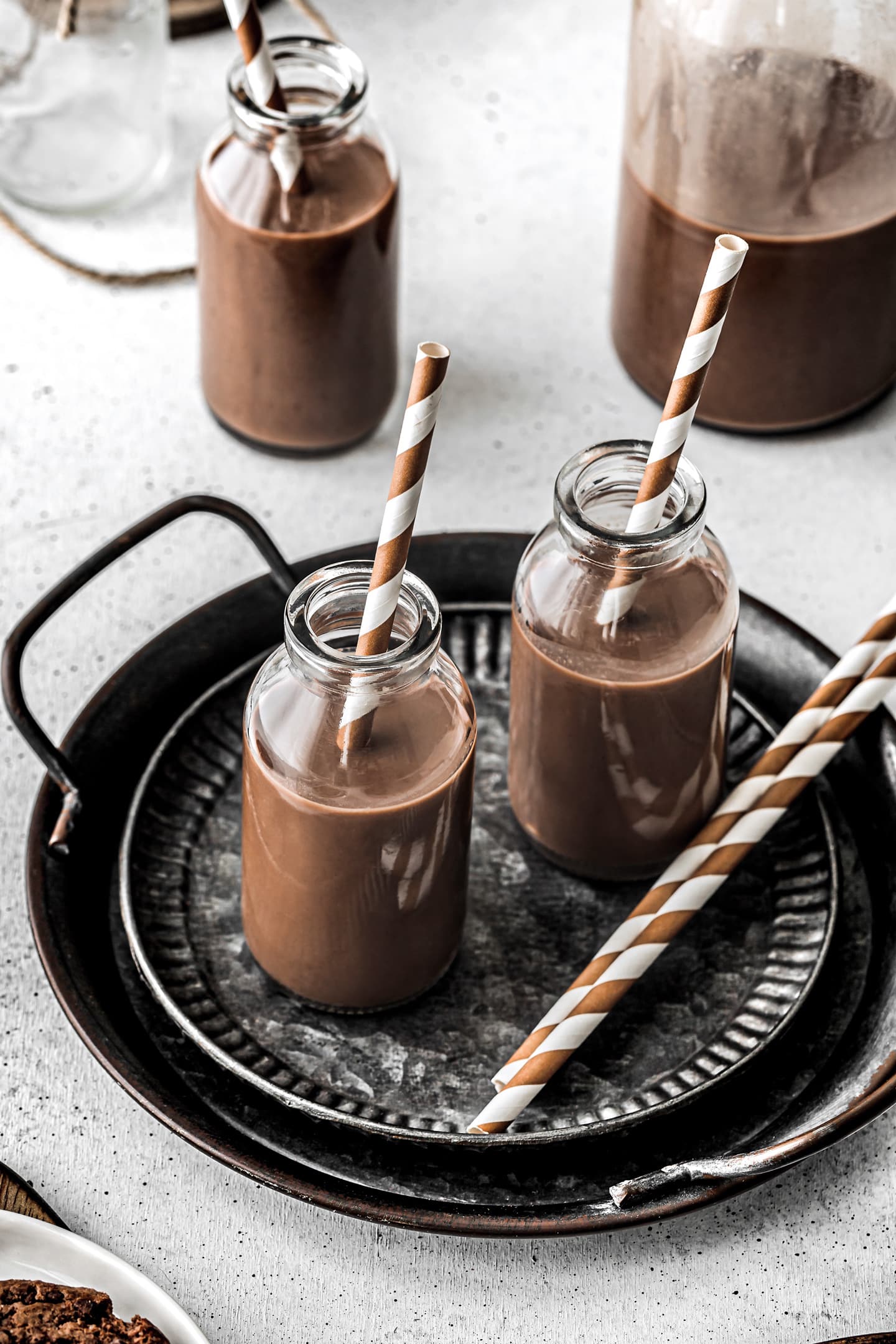 Chocolate almond milk