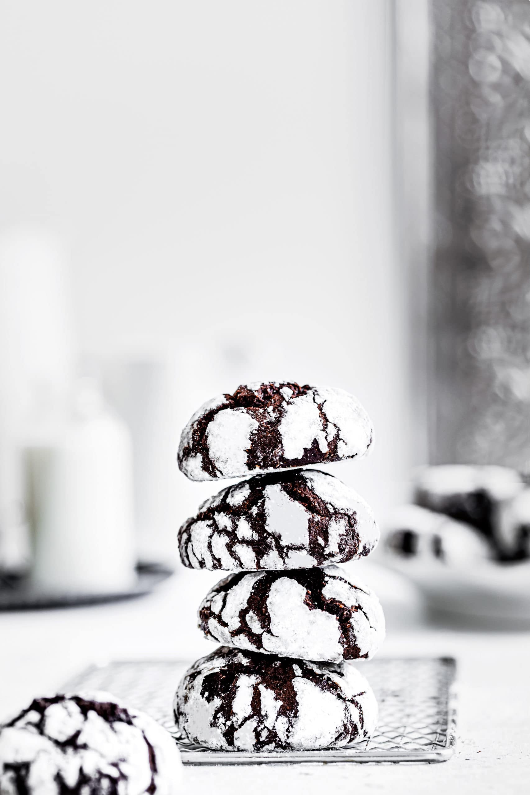 Chocolate crinkles cookies recipe