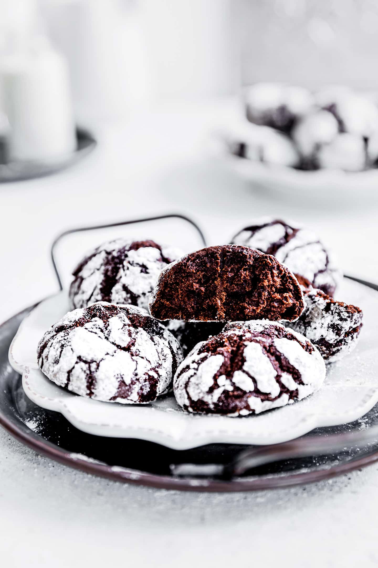 Chocolate crinkles cookies recipe