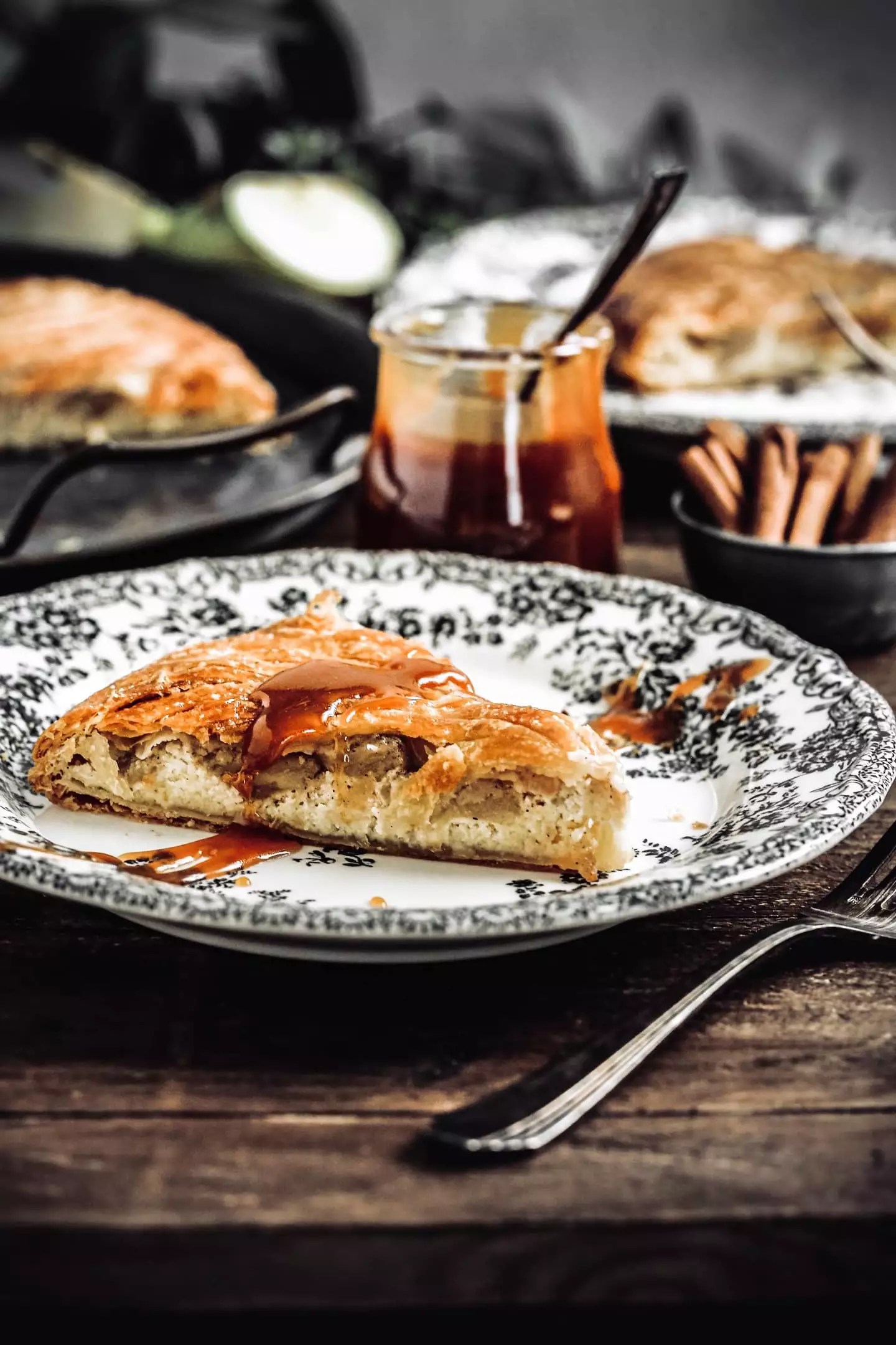 Apple French galette des rois