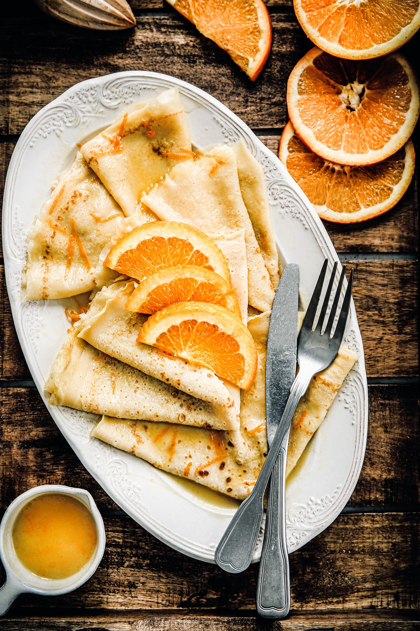 Recette des crêpes suzette sans alcool
