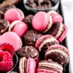 chocolate raspberry macarons recipe