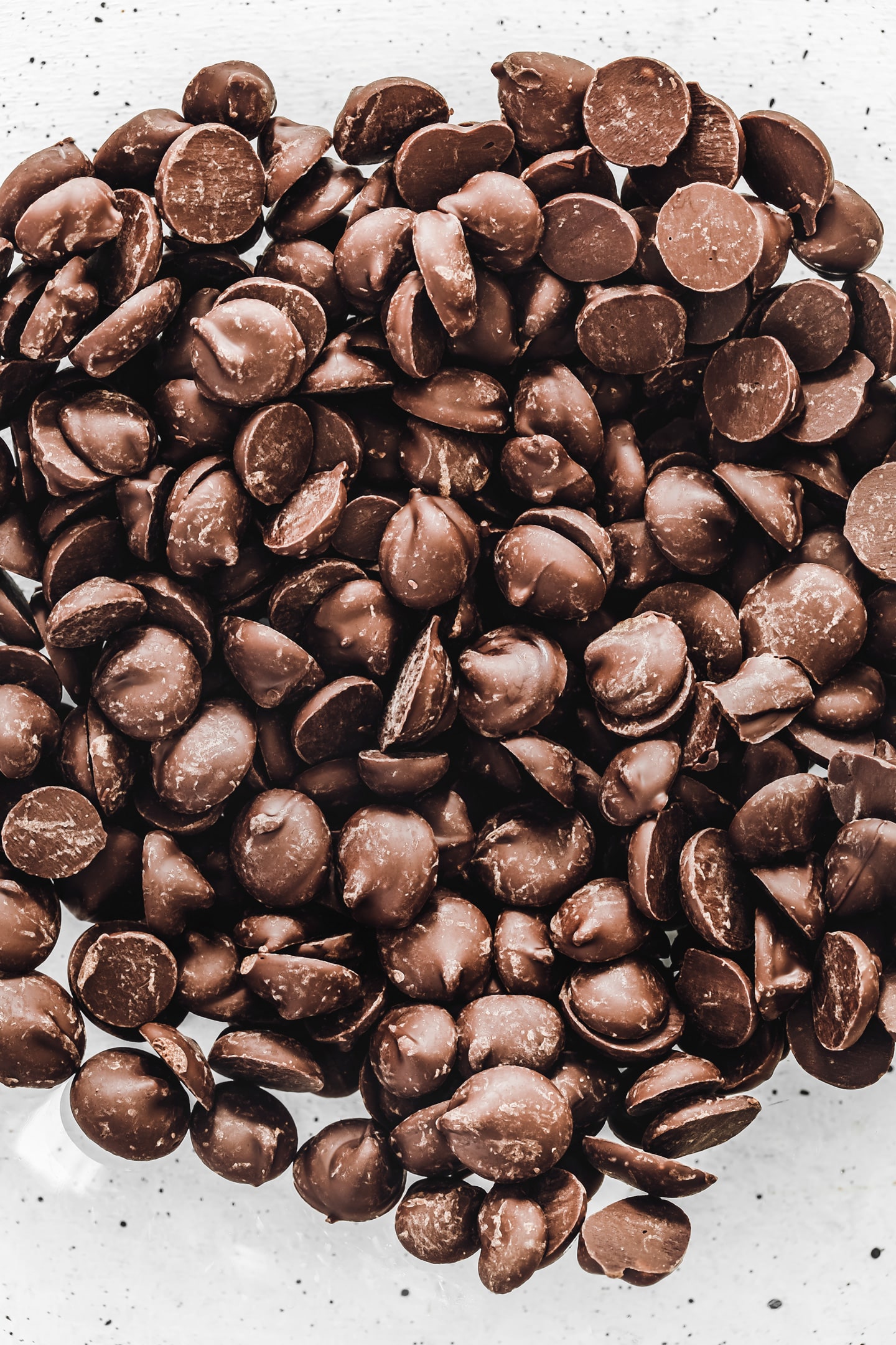 homemade chocolate chips in a bowl