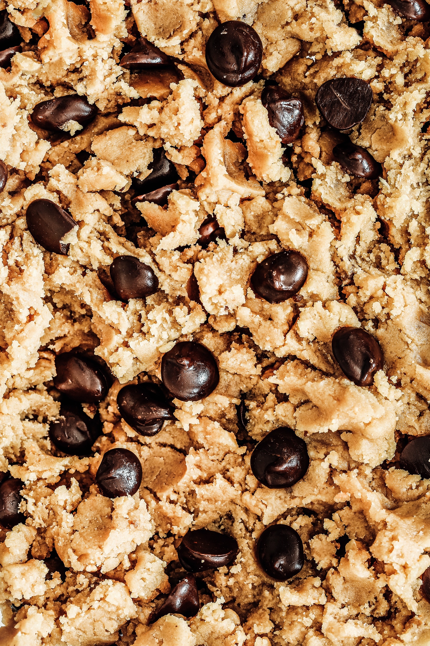 Pâte à cookies avant cuisson