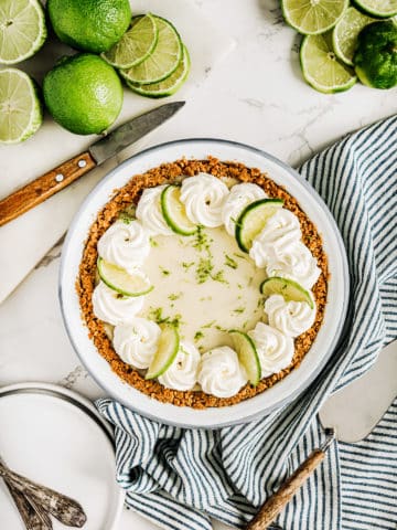 La tarte au citron vert la key lime pie