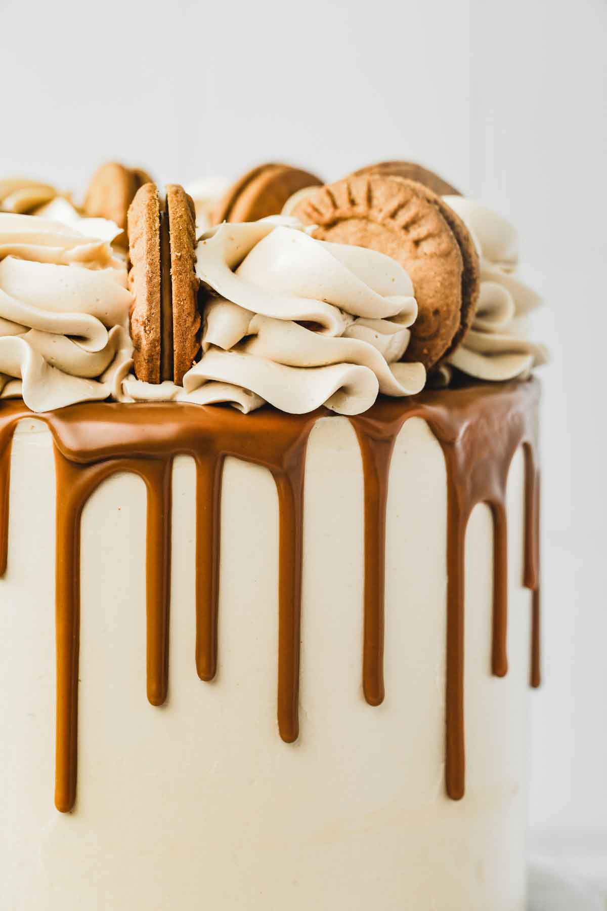 layer cake avec crème au beurre spéculoos