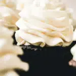 White chocolate swiss meringue buttercream frosting