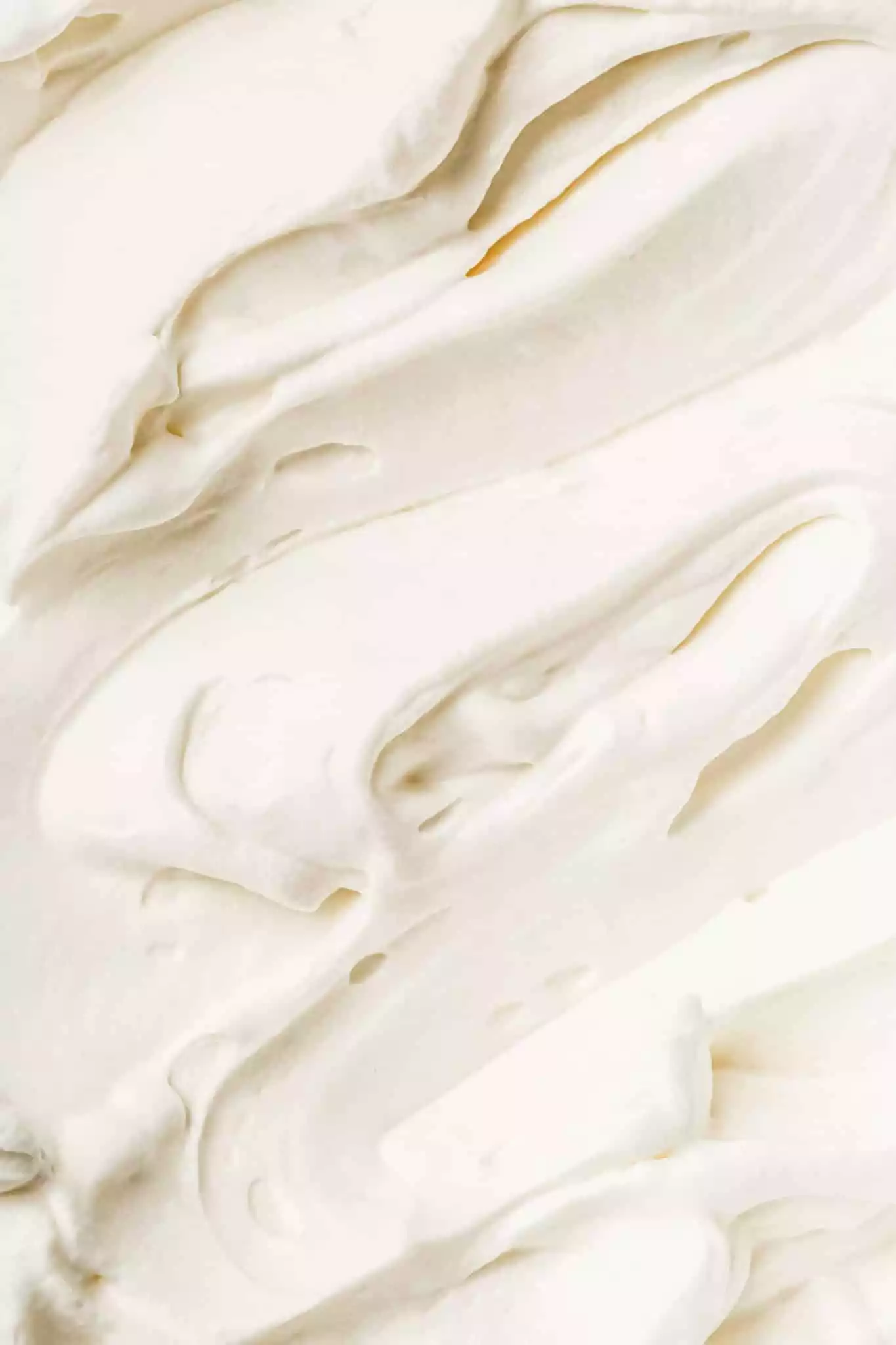 Glaçage mascarpone étalée