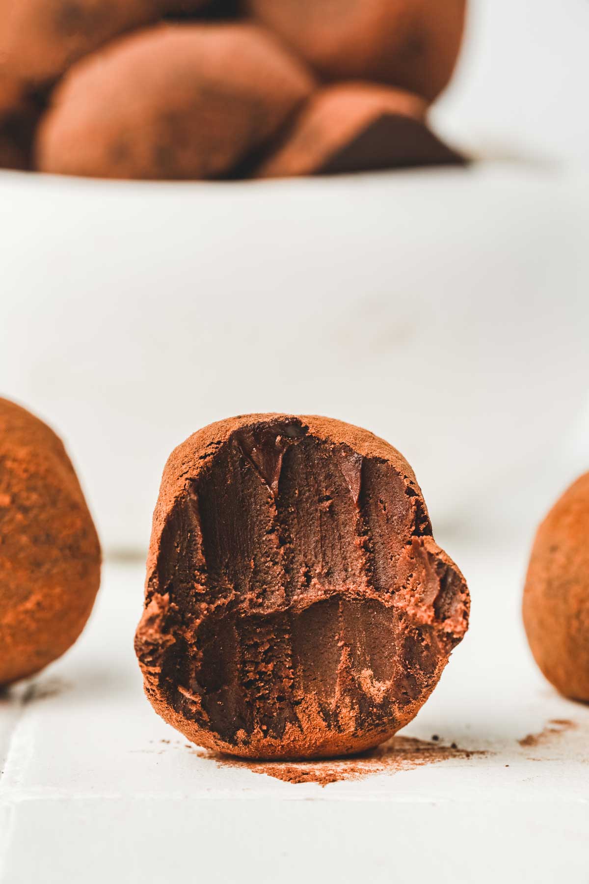 truffles on a table