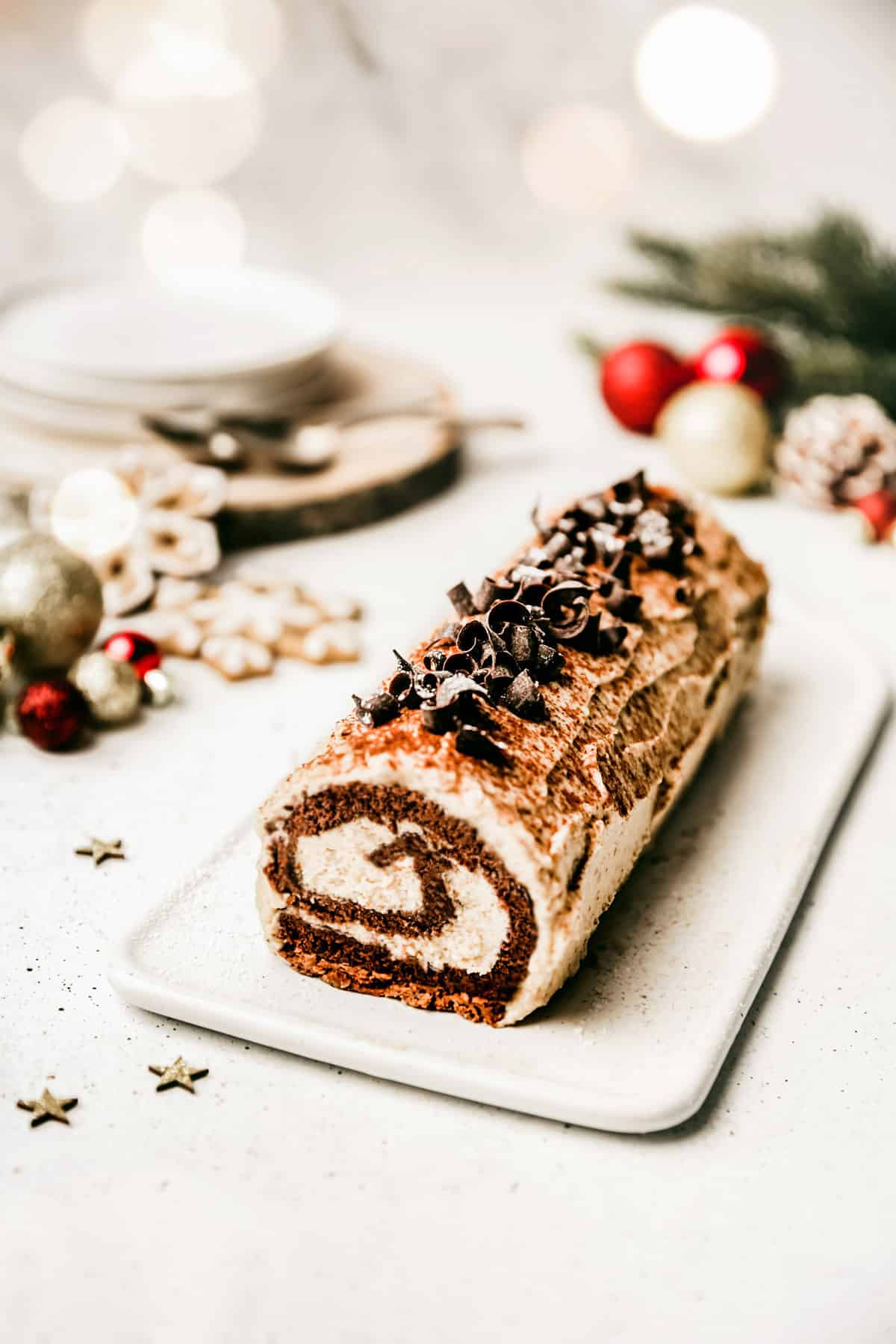 Bûche de Noël Hazelnut yule log recipe