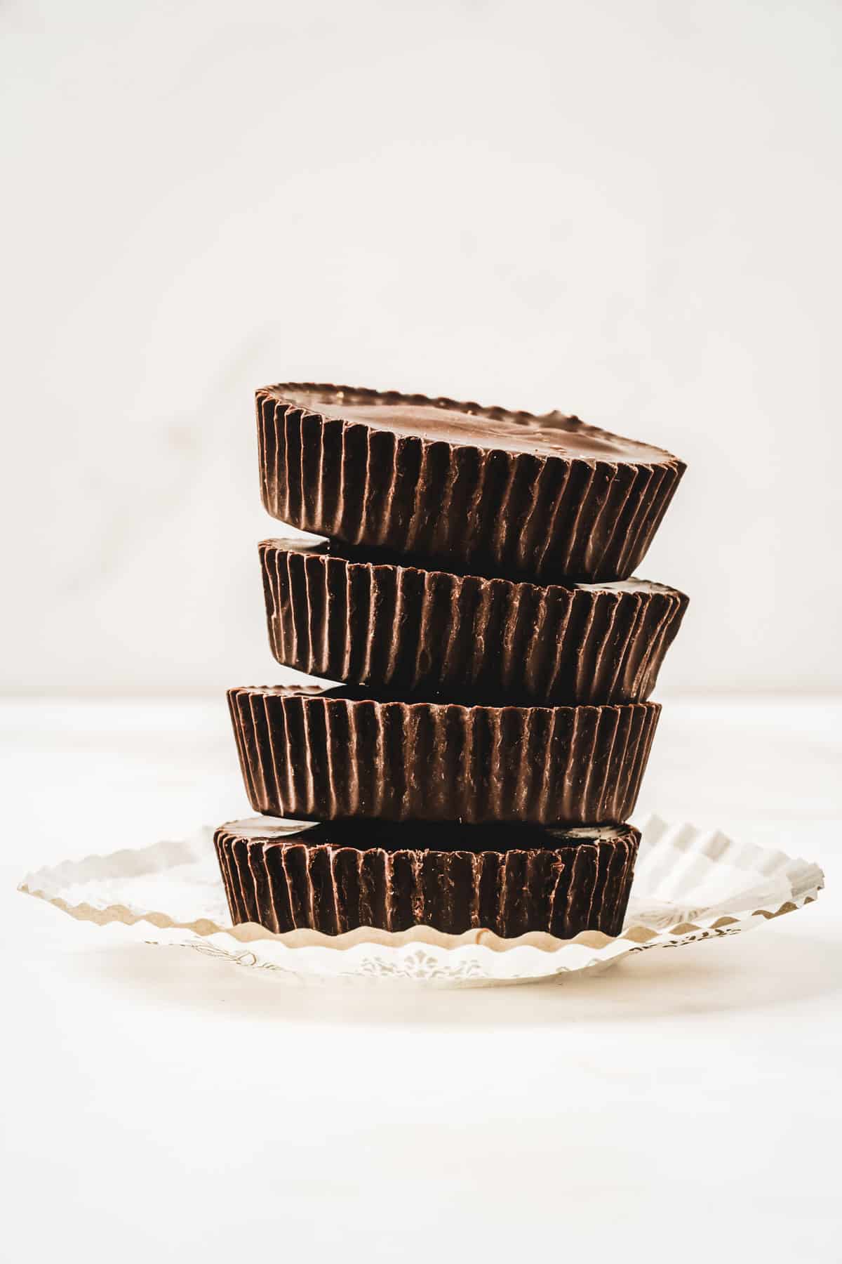 Stack of peanut butter cups