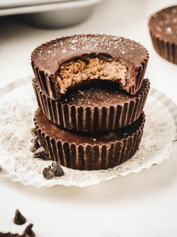 Peanut butter cups façon Reese's maison