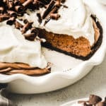 Chocolate mousse with whipped cream recipe