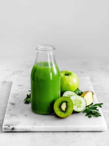 Jus detox vert maison