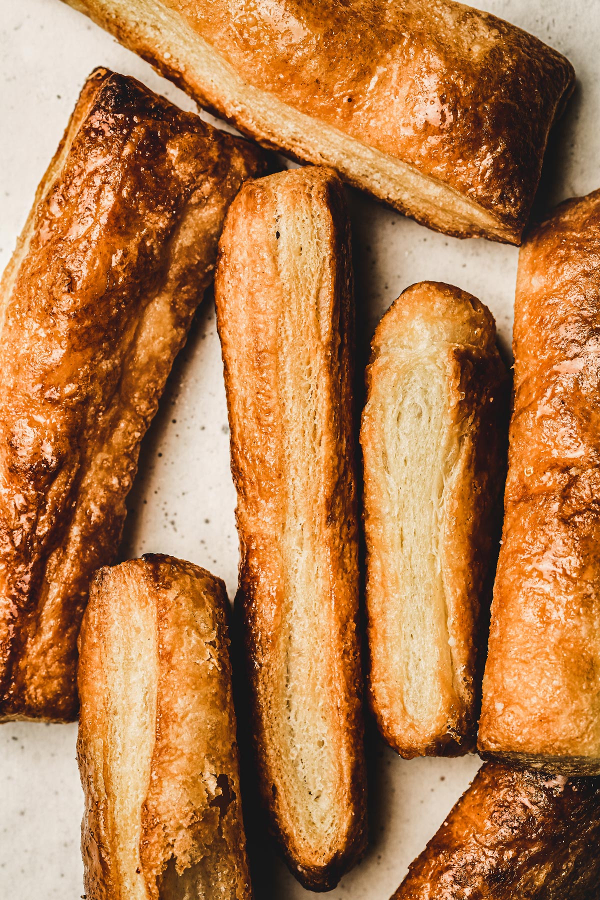 Classic french baked puff pastry