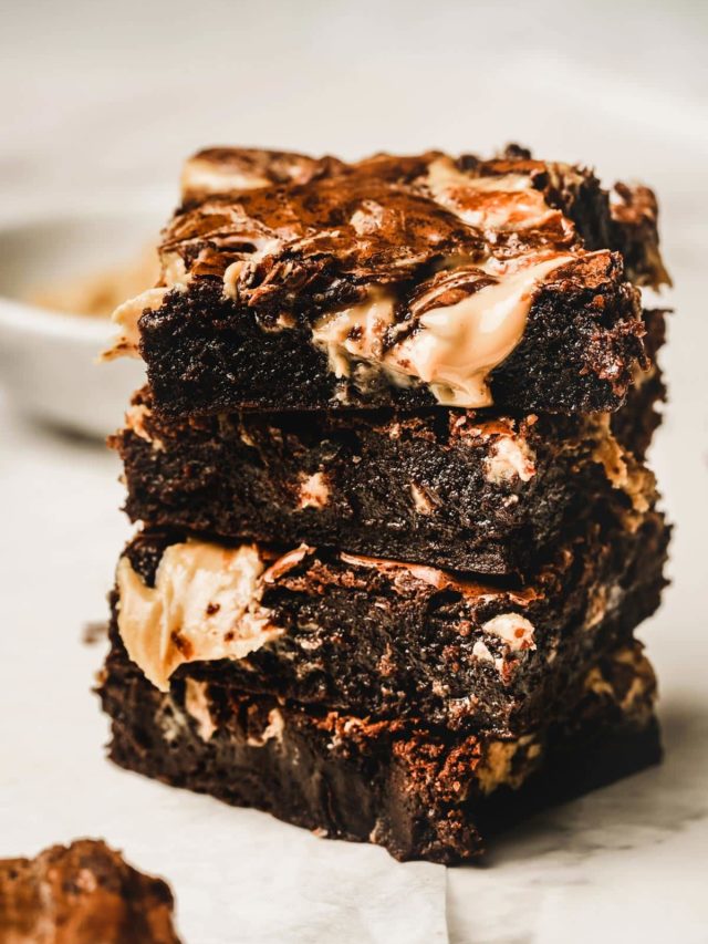 Peanut butter chocolate brownies