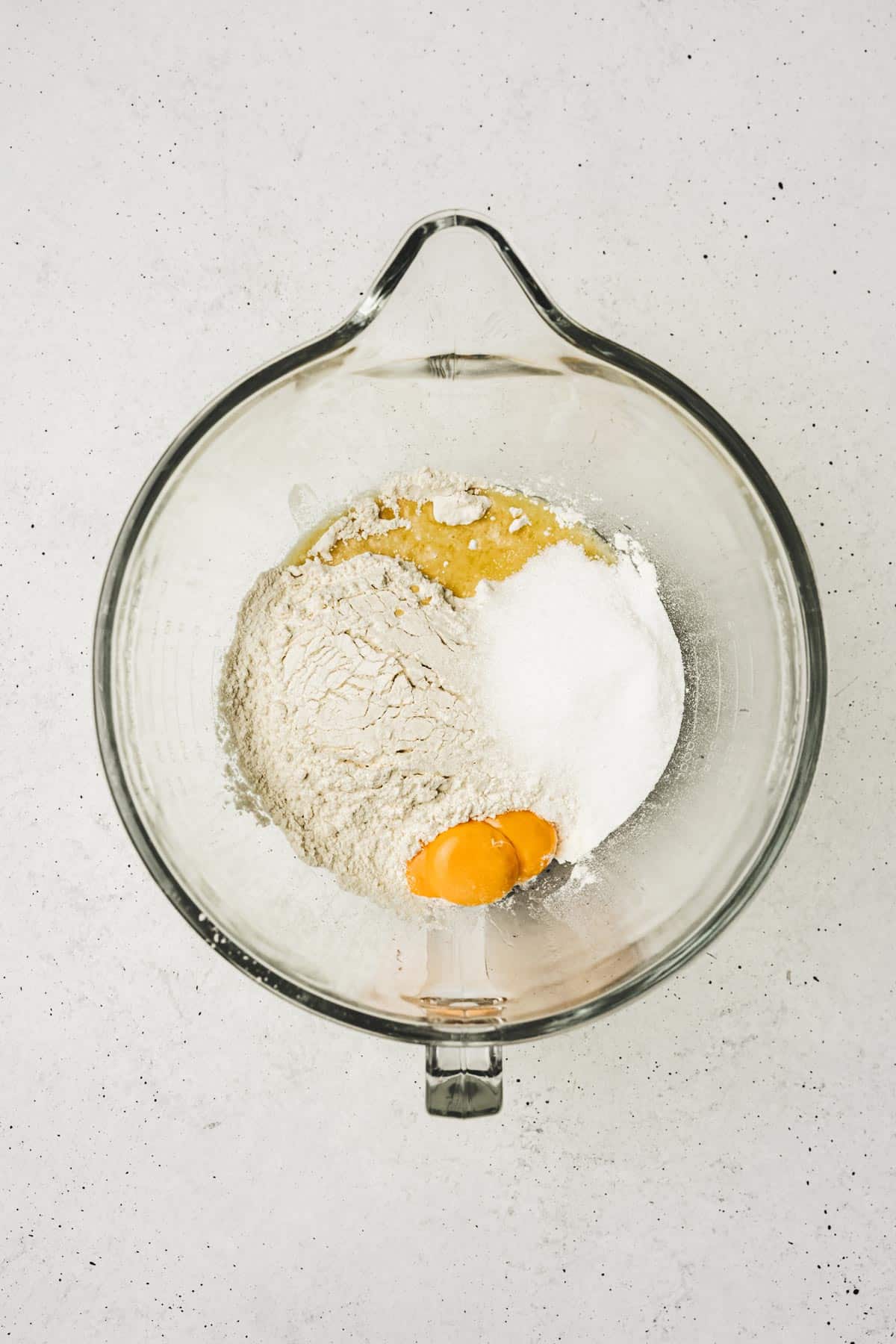 mixing bowl with ingredients