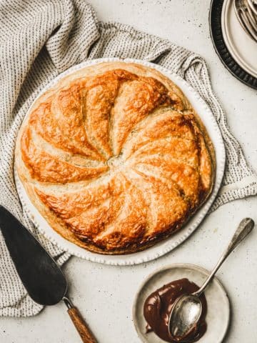 Nutella stuffed galette des rois