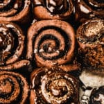 Chocolate cinnamon rolls recipe